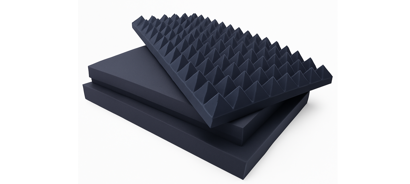 Akustikschaum aus Basotect® EcoBalanced schwarz