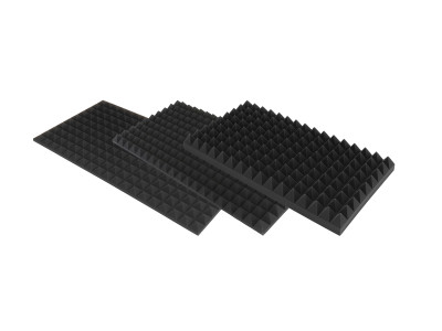Pyramidenschaumstoff Basotect® Dark