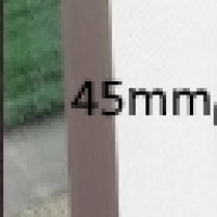 Wählen Sie hier die Tiefe der Trennwand: 45mm Trennwandstärke