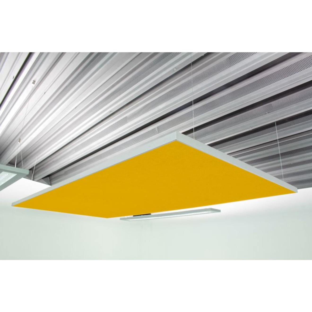 Deckensegel Akustiksegel mit Alurahmen 100cm x 200cm x 4cm, 66 wählbare Akustikstoffe