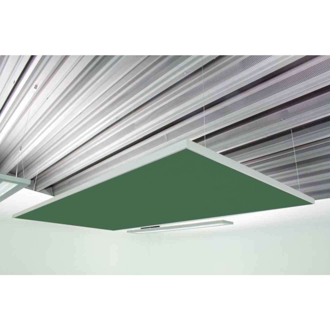 Deckensegel Akustiksegel mit Alurahmen 100cm x 200cm x 4cm, 66 wählbare Akustikstoffe