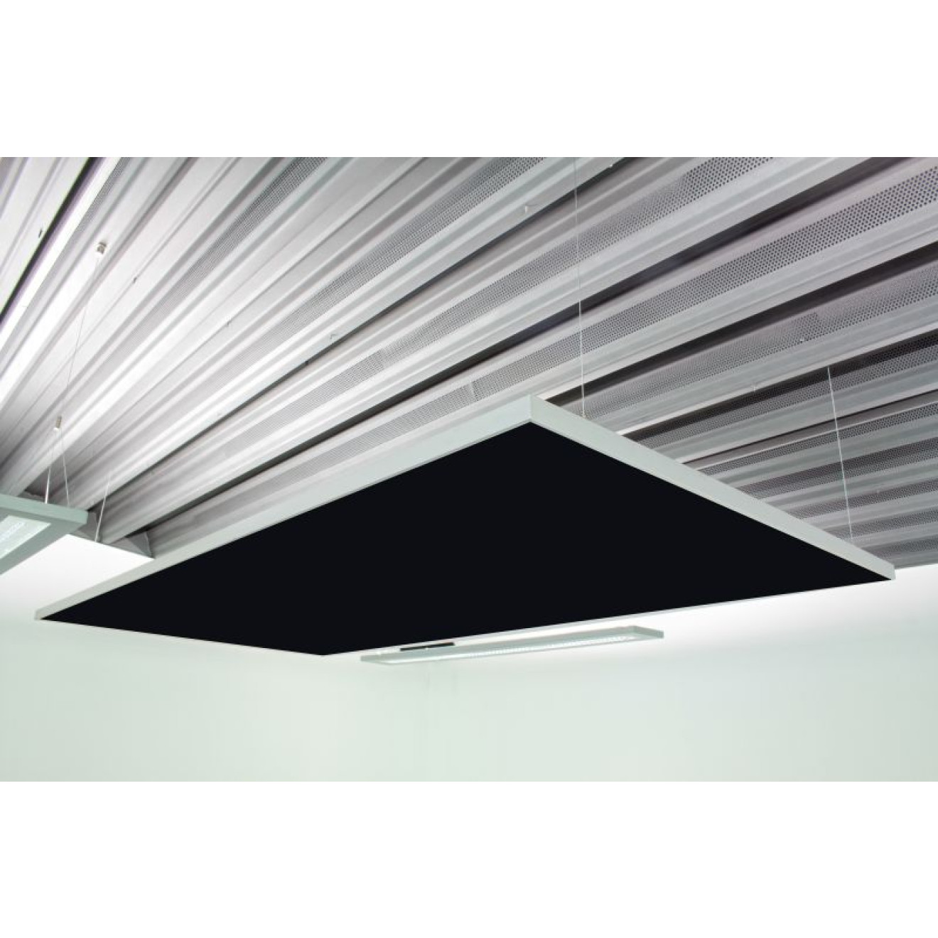 Deckensegel Akustiksegel mit Alurahmen 100cm x 200cm x 4cm, 66 wählbare Akustikstoffe