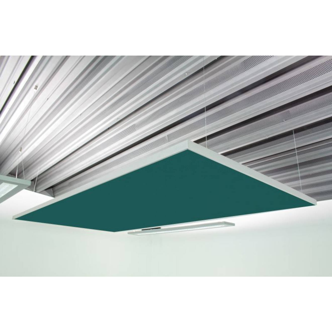 Deckensegel Akustiksegel mit Alurahmen 100cm x 200cm x 4cm, 66 wählbare Akustikstoffe