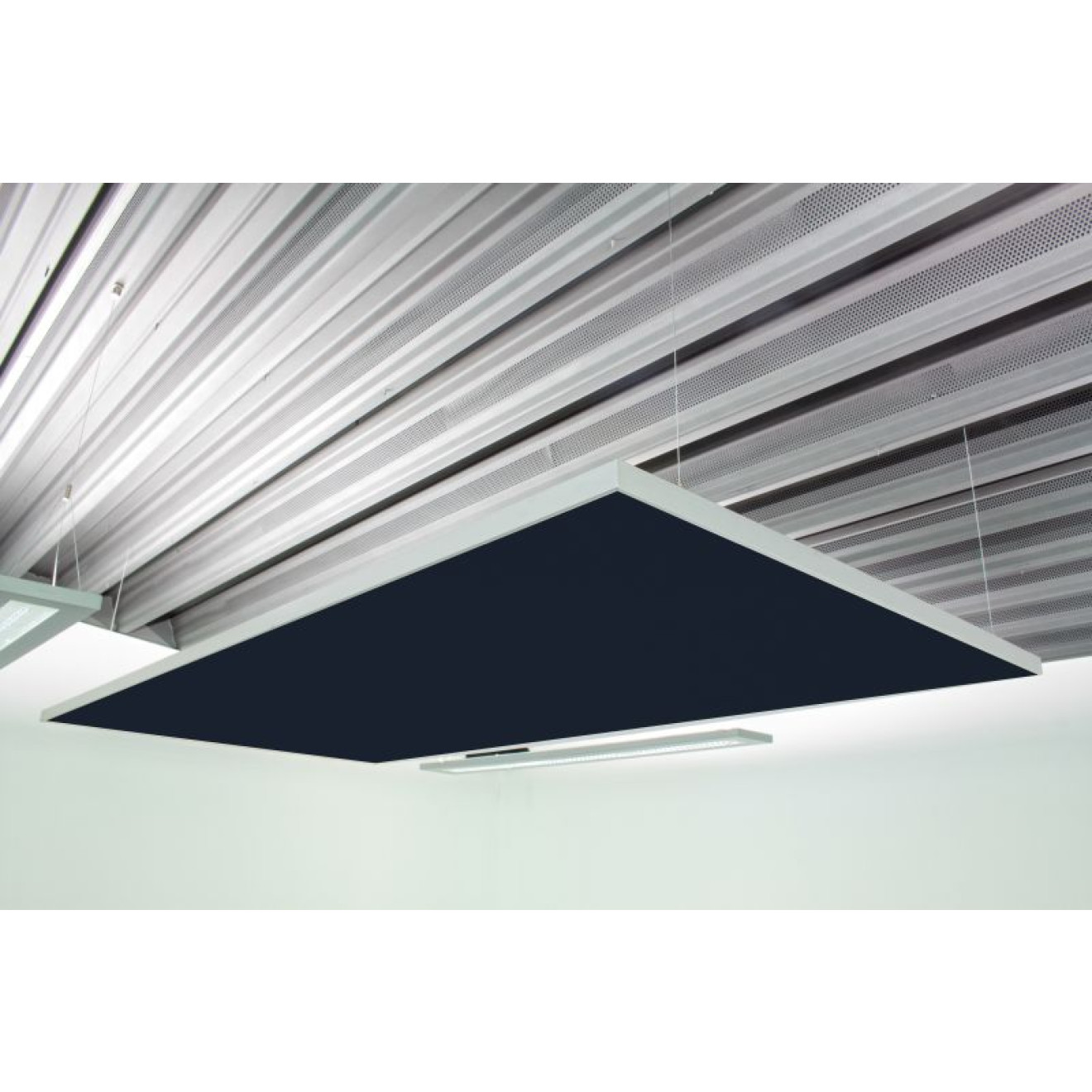 Deckensegel Akustiksegel mit Alurahmen 100cm x 200cm x 4cm, 66 wählbare Akustikstoffe