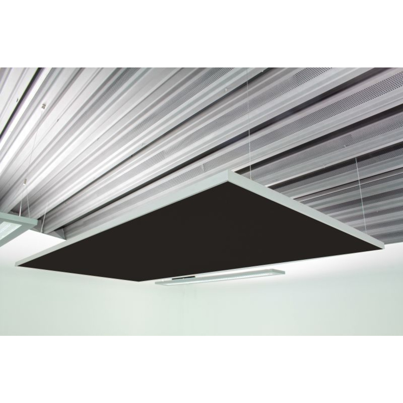 Deckensegel Akustiksegel mit Alurahmen 100cm x 200cm x 4cm, 66 wählbare Akustikstoffe