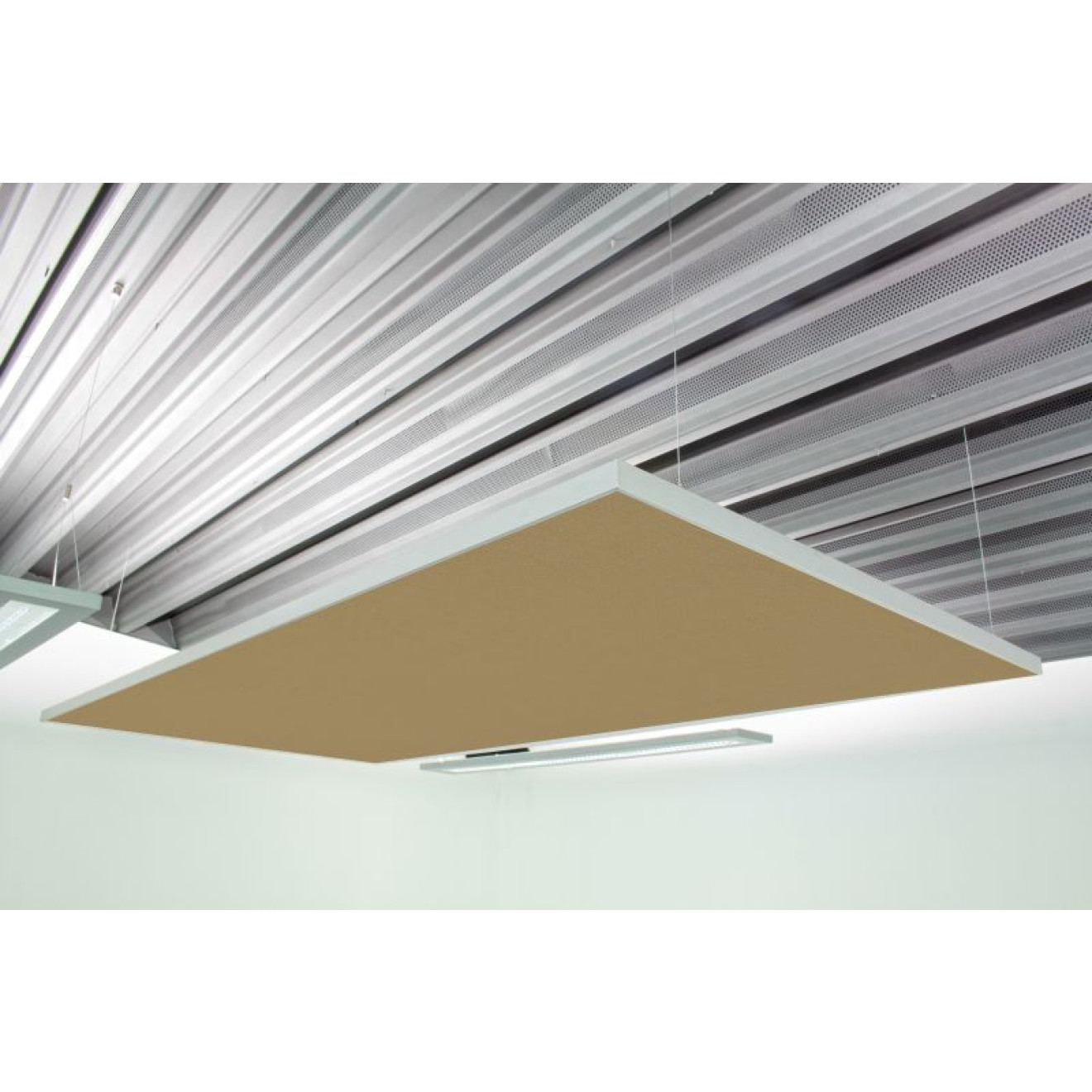 Deckensegel Akustiksegel mit Alurahmen 100cm x 200cm x 4cm, 66 wählbare Akustikstoffe