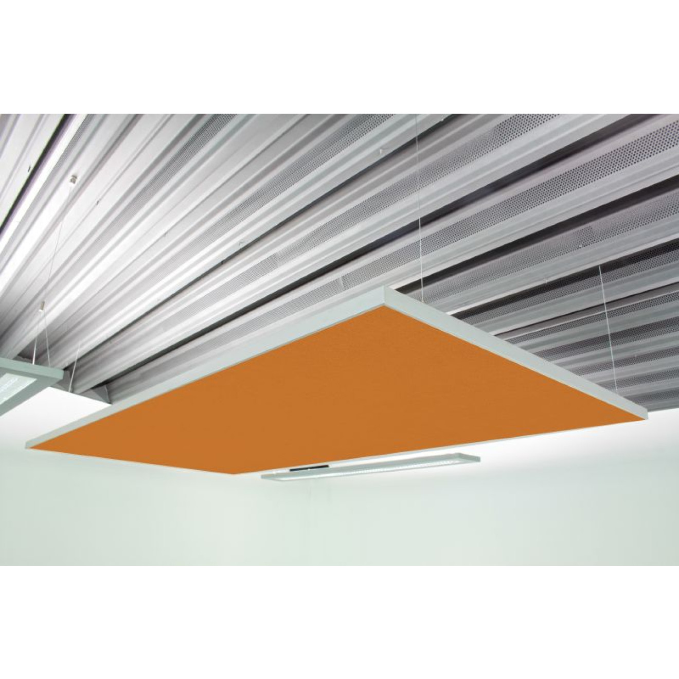 Deckensegel Akustiksegel mit Alurahmen 100cm x 200cm x 4cm, 66 wählbare Akustikstoffe