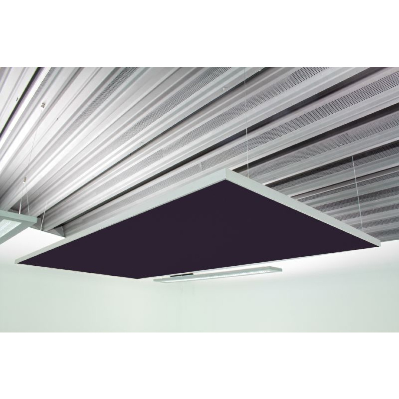 Deckensegel Akustiksegel mit Alurahmen 100cm x 200cm x 4cm, 66 wählbare Akustikstoffe