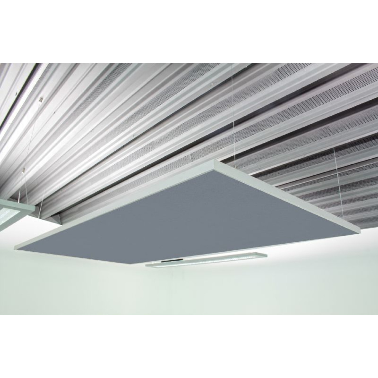 Deckensegel Akustiksegel mit Alurahmen 100cm x 200cm x 4cm, 66 wählbare Akustikstoffe