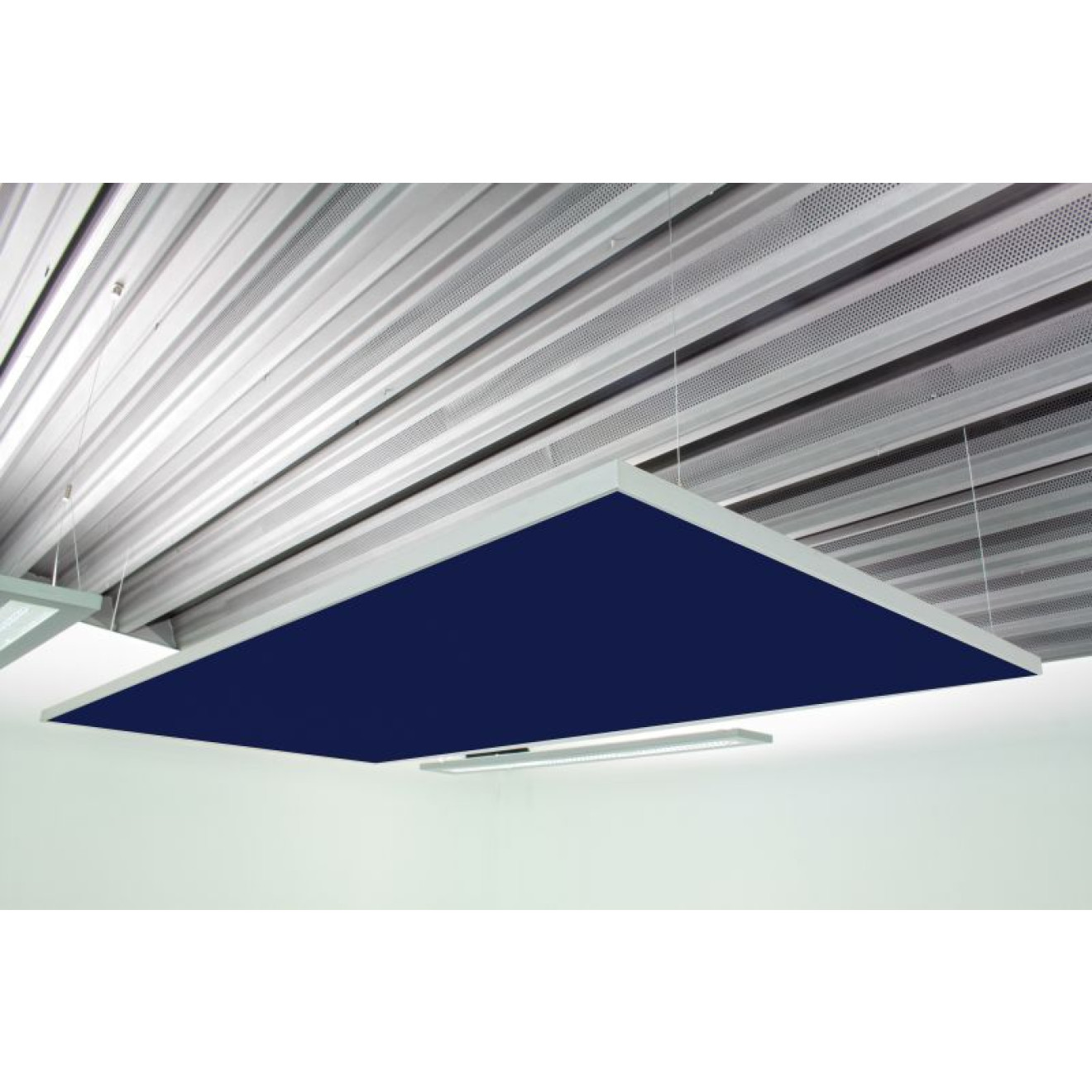Deckensegel Akustiksegel mit Alurahmen 100cm x 200cm x 4cm, 66 wählbare Akustikstoffe