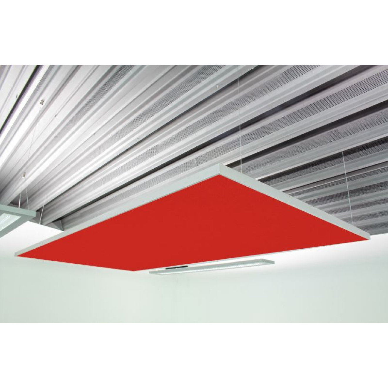 Deckensegel Akustiksegel mit Alurahmen 100cm x 200cm x 4cm, 66 wählbare Akustikstoffe