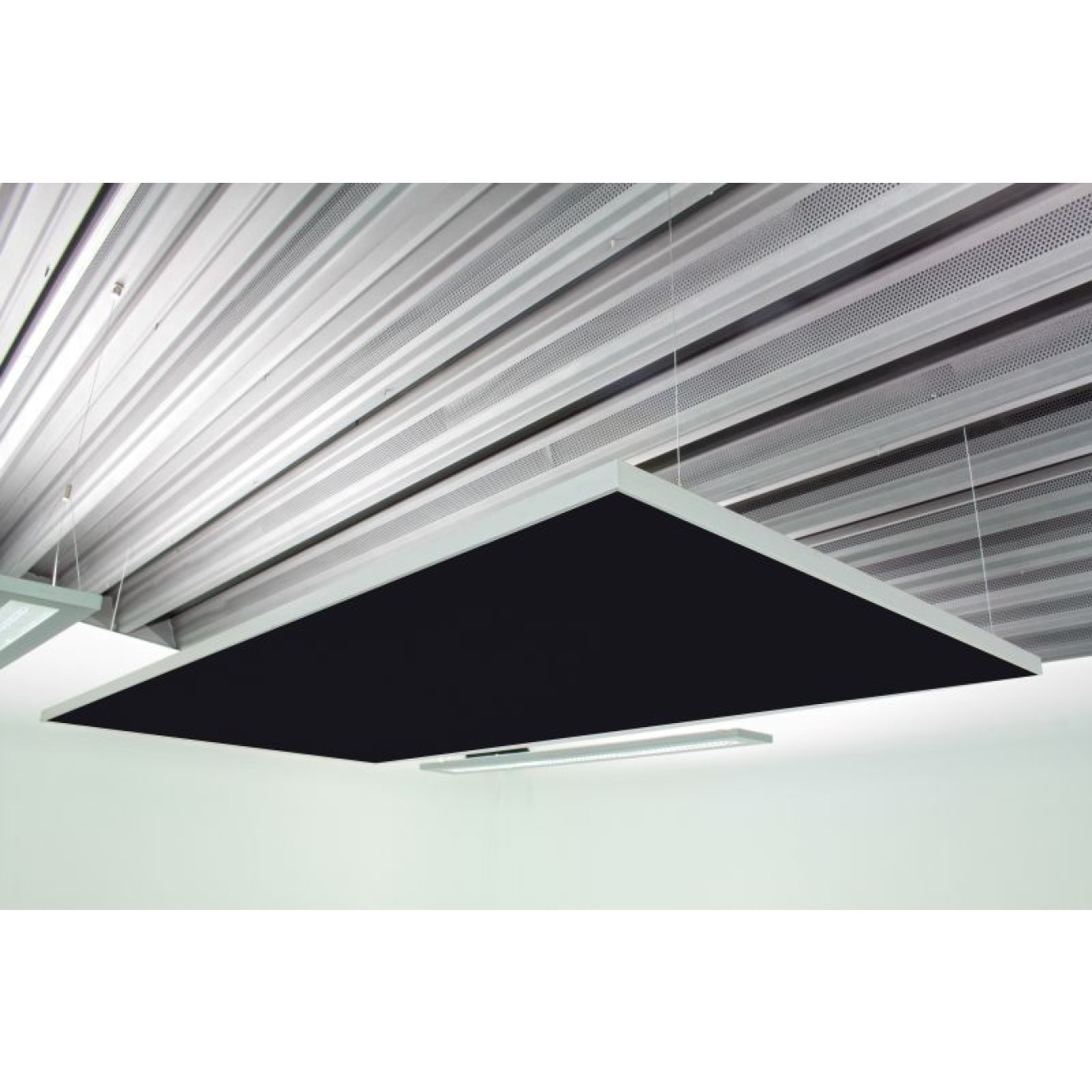 Deckensegel Akustiksegel mit Alurahmen 100cm x 200cm x 4cm, 66 wählbare Akustikstoffe
