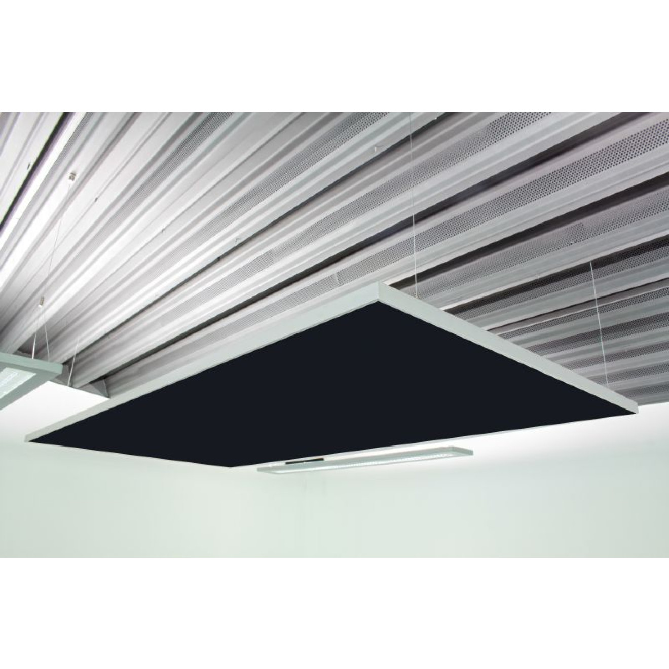 Deckensegel Akustiksegel mit Alurahmen 100cm x 200cm x 4cm, 66 wählbare Akustikstoffe