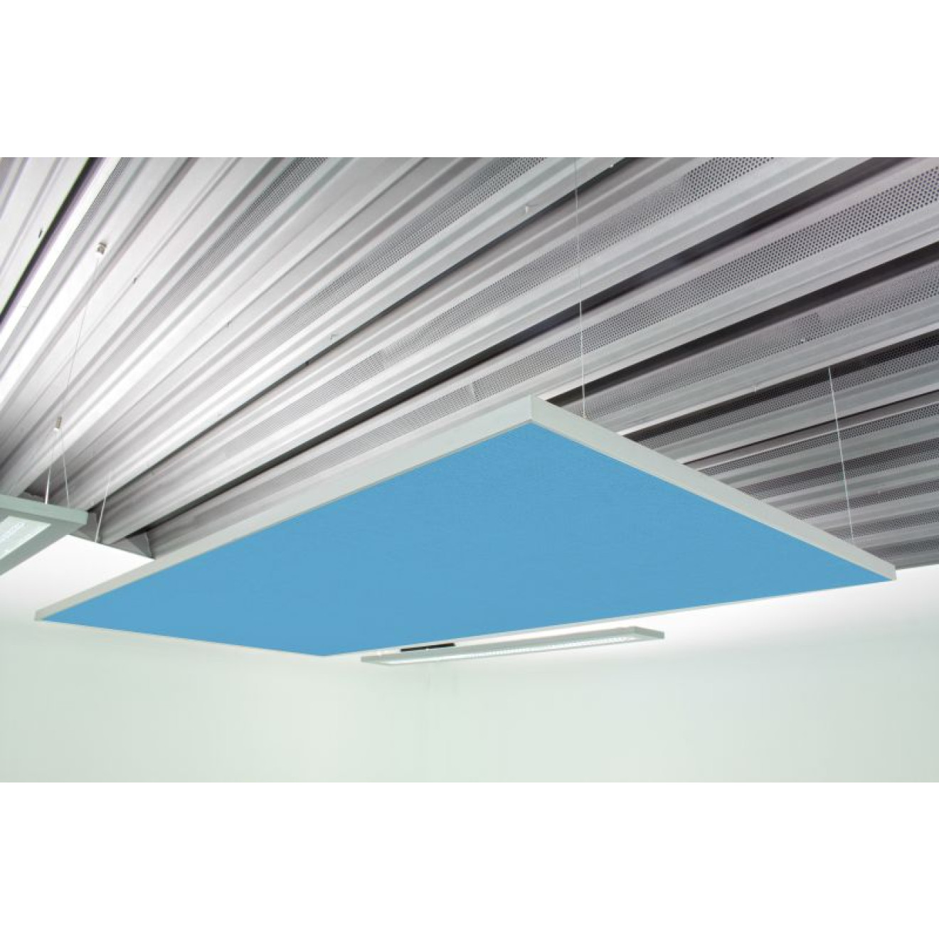 Deckensegel Akustiksegel mit Alurahmen 100cm x 200cm x 4cm, 66 wählbare Akustikstoffe