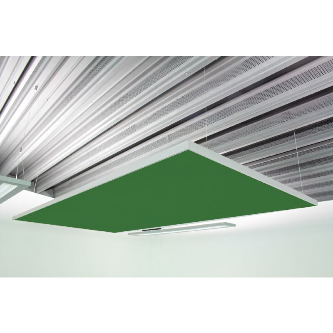 Deckensegel Akustiksegel mit Alurahmen 100cm x 200cm x 4cm, 66 wählbare Akustikstoffe