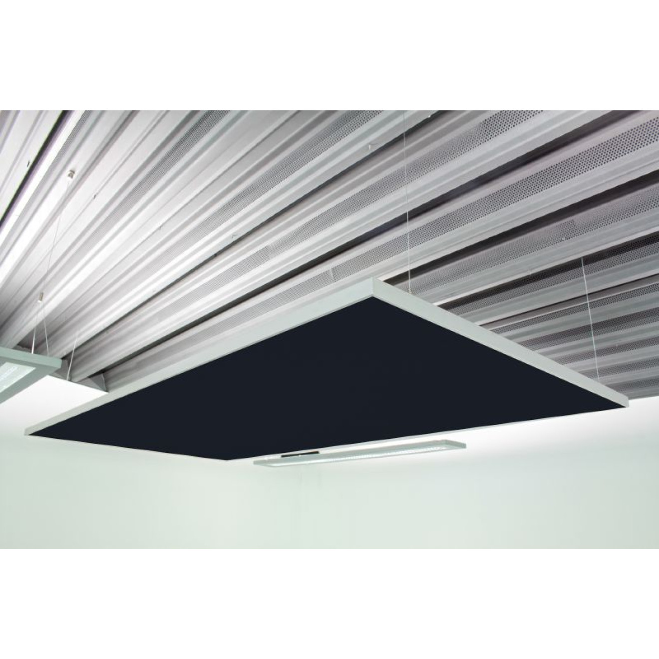 Deckensegel Akustiksegel mit Alurahmen 100cm x 200cm x 4cm, 66 wählbare Akustikstoffe