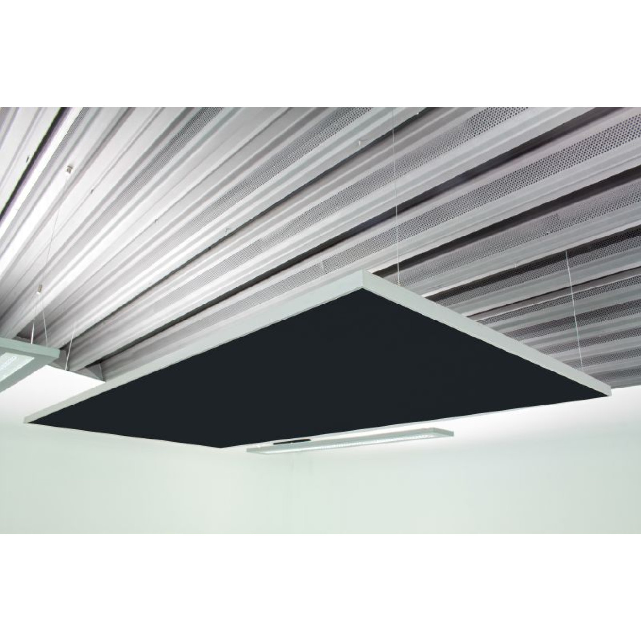 Deckensegel Akustiksegel mit Alurahmen 100cm x 200cm x 4cm, 66 wählbare Akustikstoffe