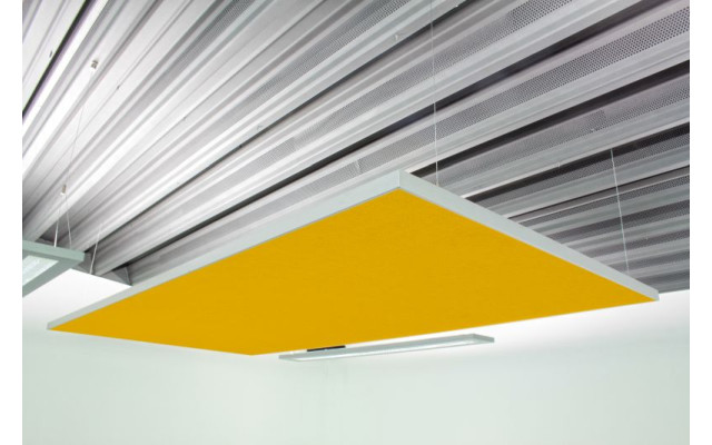 Deckensegel Akustiksegel mit Alurahmen 100cm x 200cm x 4cm, 66 wählbare Akustikstoffe