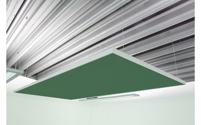 Deckensegel Akustiksegel mit Alurahmen 100cm x 200cm x 4cm, 66 wählbare Akustikstoffe