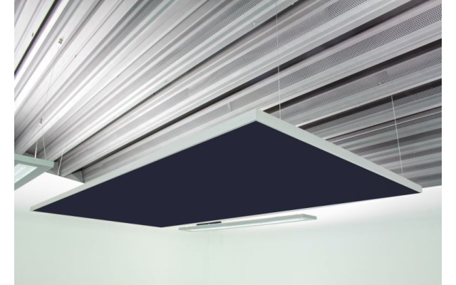 Deckensegel Akustiksegel mit Alurahmen 100cm x 200cm x 4cm, 66 wählbare Akustikstoffe