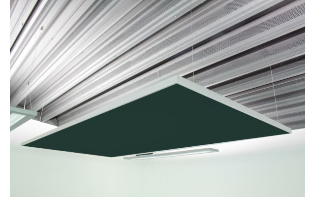 Deckensegel Akustiksegel mit Alurahmen 100cm x 200cm x 4cm, 66 wählbare Akustikstoffe
