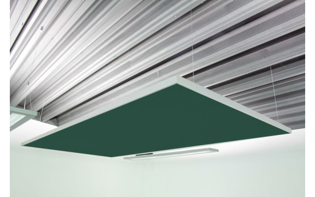 Deckensegel Akustiksegel mit Alurahmen 100cm x 200cm x 4cm, 66 wählbare Akustikstoffe
