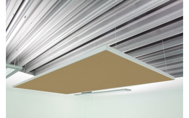 Deckensegel Akustiksegel mit Alurahmen 100cm x 200cm x 4cm, 66 wählbare Akustikstoffe