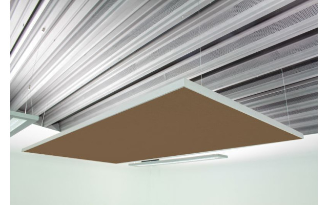 Deckensegel Akustiksegel mit Alurahmen 100cm x 200cm x 4cm, 66 wählbare Akustikstoffe