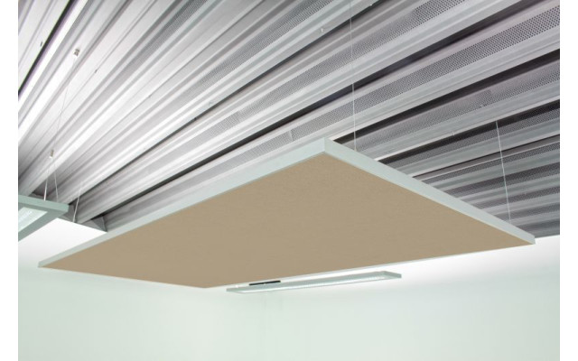 Deckensegel Akustiksegel mit Alurahmen 100cm x 200cm x 4cm, 66 wählbare Akustikstoffe