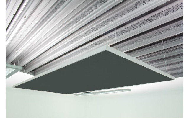 Deckensegel Akustiksegel mit Alurahmen 100cm x 200cm x 4cm, 66 wählbare Akustikstoffe