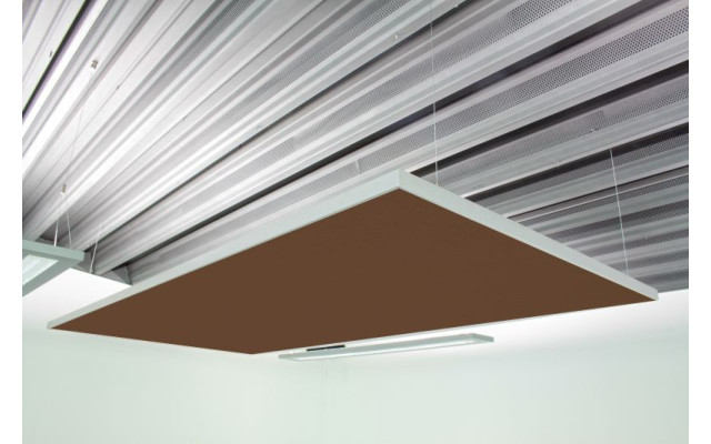 Deckensegel Akustiksegel mit Alurahmen 100cm x 200cm x 4cm, 66 wählbare Akustikstoffe
