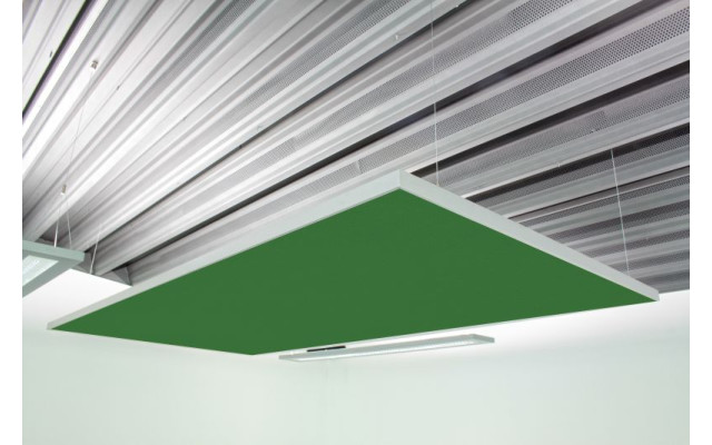 Deckensegel Akustiksegel mit Alurahmen 100cm x 200cm x 4cm, 66 wählbare Akustikstoffe