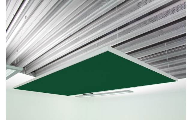 Deckensegel Akustiksegel mit Alurahmen 100cm x 200cm x 4cm, 66 wählbare Akustikstoffe