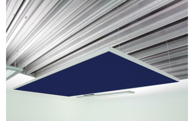 Deckensegel Akustiksegel mit Alurahmen 100cm x 200cm x 4cm, 66 wählbare Akustikstoffe
