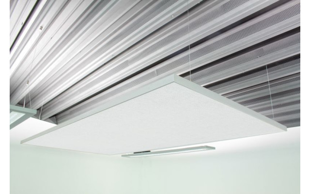 Deckensegel Akustiksegel mit Alurahmen 100cm x 200cm x 4cm, 66 wählbare Akustikstoffe