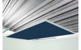 Deckensegel Akustiksegel mit Alurahmen 100cm x 200cm x 4cm, 66 wählbare Akustikstoffe, Stofffarbe des Deckensegels: Camira-ys005