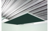 Deckensegel Akustiksegel mit Alurahmen 100cm x 200cm x 4cm, 66 wählbare Akustikstoffe, Stofffarbe des Deckensegels: Camira-ys045