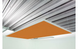 Deckensegel Akustiksegel mit Alurahmen 100cm x 200cm x 4cm, 66 wählbare Akustikstoffe, Stofffarbe des Deckensegels: Camira-ys072