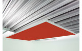 Deckensegel Akustiksegel mit Alurahmen 100cm x 200cm x 4cm, 66 wählbare Akustikstoffe, Stofffarbe des Deckensegels: Camira-ys076