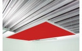 Deckensegel Akustiksegel mit Alurahmen 100cm x 200cm x 4cm, 66 wählbare Akustikstoffe, Stofffarbe des Deckensegels: Camira-ys079