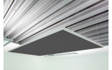 Deckensegel Akustiksegel mit Alurahmen 100cm x 200cm x 4cm, 66 wählbare Akustikstoffe, Stofffarbe des Deckensegels: Camira-ys081