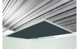 Deckensegel Akustiksegel mit Alurahmen 100cm x 200cm x 4cm, 66 wählbare Akustikstoffe, Stofffarbe des Deckensegels: Camira-ys083