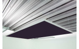 Deckensegel Akustiksegel mit Alurahmen 100cm x 200cm x 4cm, 66 wählbare Akustikstoffe, Stofffarbe des Deckensegels: Camira-ys084