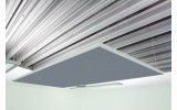 Deckensegel Akustiksegel mit Alurahmen 100cm x 200cm x 4cm, 66 wählbare Akustikstoffe, Stofffarbe des Deckensegels: Camira-ys094