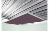 Deckensegel Akustiksegel mit Alurahmen 100cm x 200cm x 4cm, 66 wählbare Akustikstoffe, Stofffarbe des Deckensegels: Camira-ys102