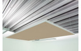 Deckensegel Akustiksegel mit Alurahmen 100cm x 200cm x 4cm, 66 wählbare Akustikstoffe, Stofffarbe des Deckensegels: Camira-ys108