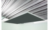 Deckensegel Akustiksegel mit Alurahmen 100cm x 200cm x 4cm, 66 wählbare Akustikstoffe, Stofffarbe des Deckensegels: Camira-ys141