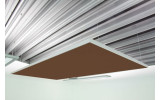 Deckensegel Akustiksegel mit Alurahmen 100cm x 200cm x 4cm, 66 wählbare Akustikstoffe, Stofffarbe des Deckensegels: Camira-ys158