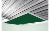Deckensegel Akustiksegel mit Alurahmen 100cm x 200cm x 4cm, 66 wählbare Akustikstoffe, Stofffarbe des Deckensegels: Camira-ys161