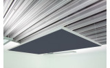 Deckensegel Akustiksegel mit Alurahmen 100cm x 200cm x 4cm, 66 wählbare Akustikstoffe, Stofffarbe des Deckensegels: Camira-ys171